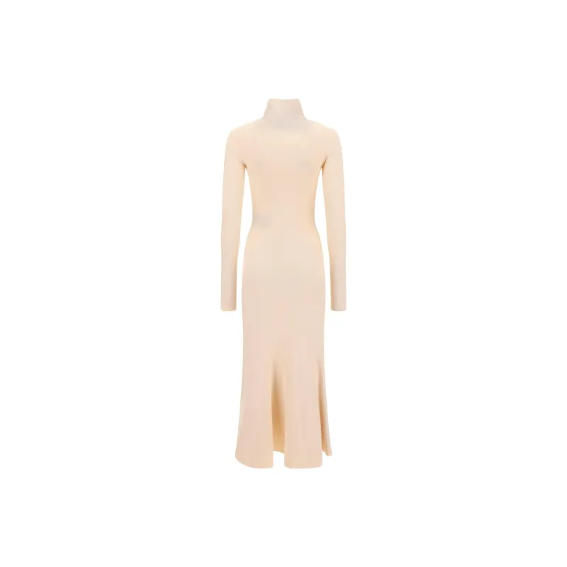 Balenciaga High neck Knitted Midi Dress-1