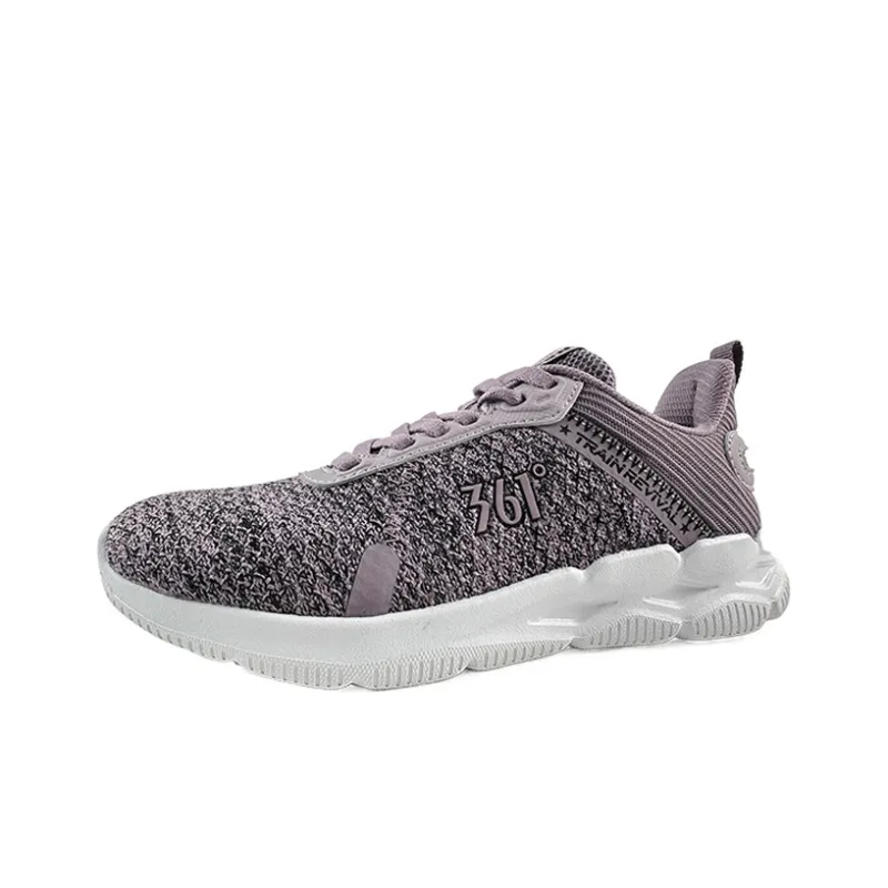 361° Lightweight And Wear resistant Low Top Sports Casual Shoes Women's Haze Purple-2