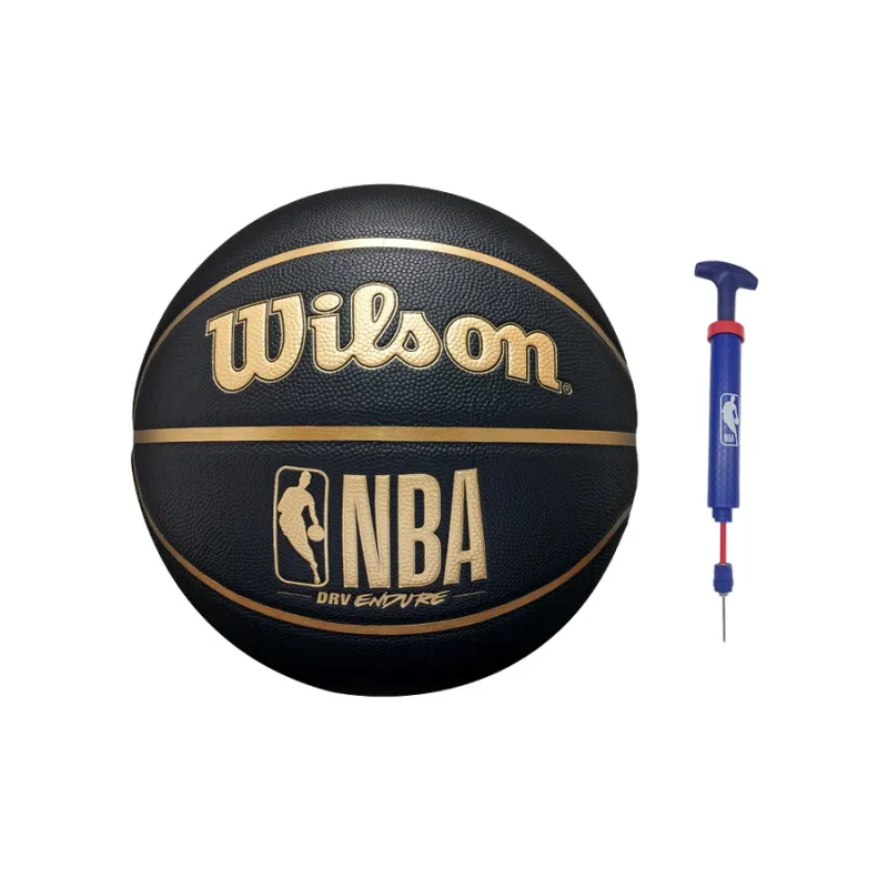 Wilson NBA PU Basketball Black Gold Size 7 Ball Training Unisex-5