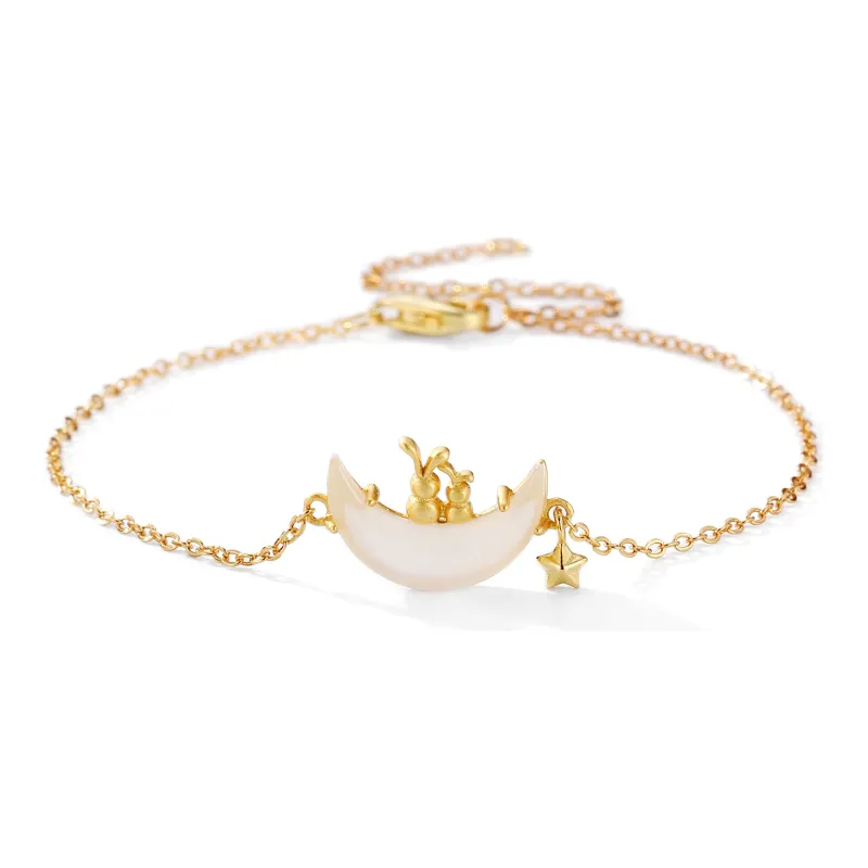 XXOFF Chalcedony Jade Bracelets Women's-2