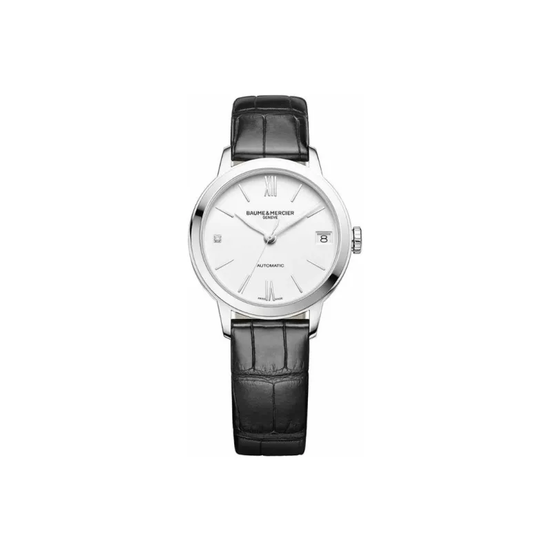 Baume & Mercier Classima Collection Automatic Mechanical Movement Women's Watch 31mm White Dial-0