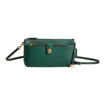 COACH Noa Pop Up Leather Shoulder Bag, Crossbody Bag Women's Green
