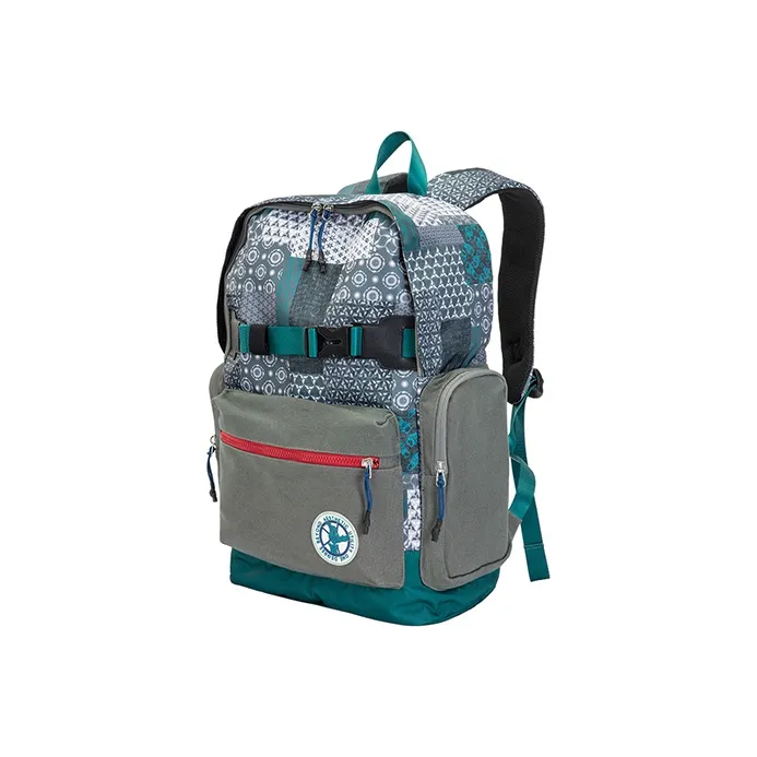 361° Fabric Backpack Large Size Unisex Green-1