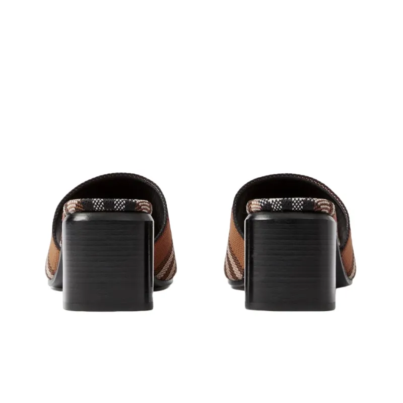 Burberry Check Block-heel Mules-4
