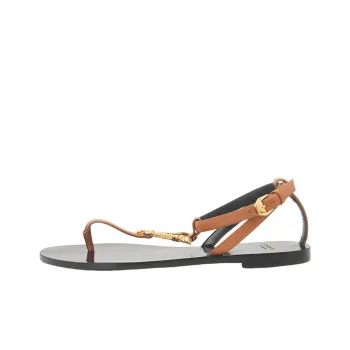 VERSACE Stylish Sandals Women's Brown Black