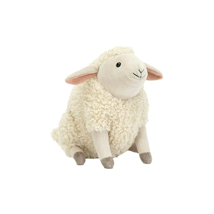 JELLYCAT Burly Boo Sheep Plush Toy-3