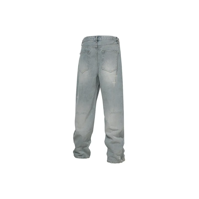 BJHG Jeans Unisex Washed Blue-1