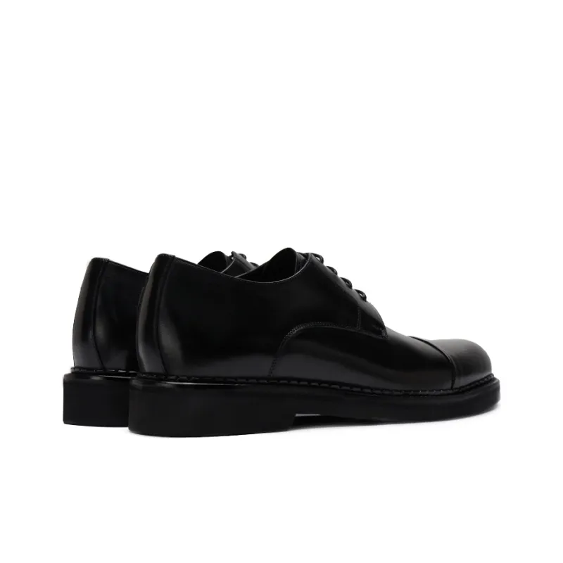 Viplander Dress Shoes Men Low Top Black-3