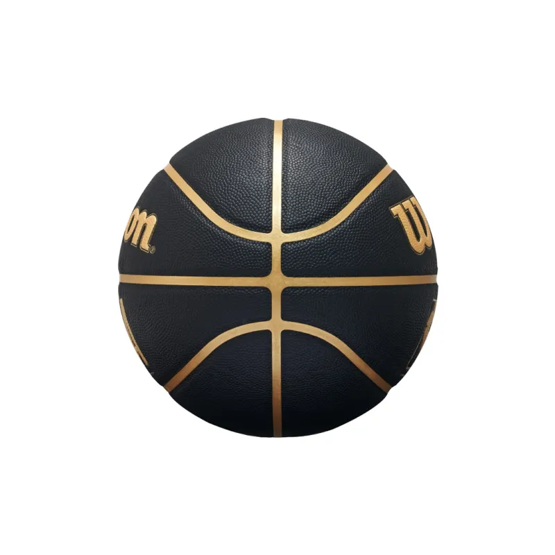 Wilson NBA PU Basketball Black Gold Size 7 Ball Training Unisex-3