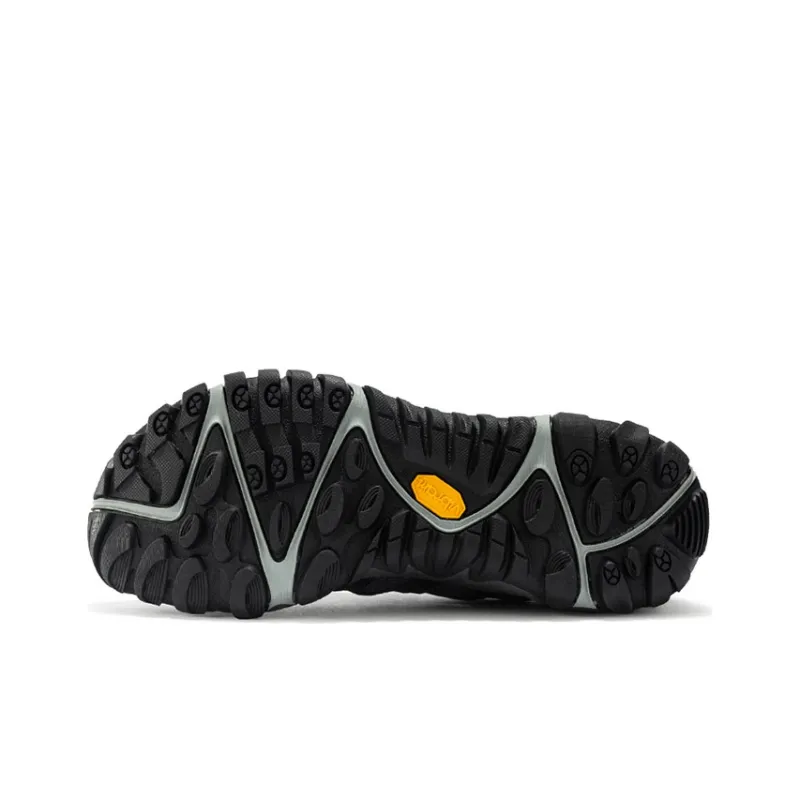 MERRELL Cushioned Slip Resistant Abrasion Resistant Breathable Low Top Casual Shoes Men's Black-4