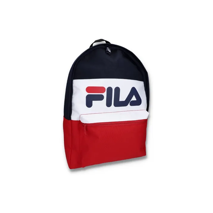 FILA Polyester Backpack Unisex Red/White-1
