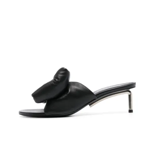 OFF WHITE Allen Bow detail Leather Mules Women's