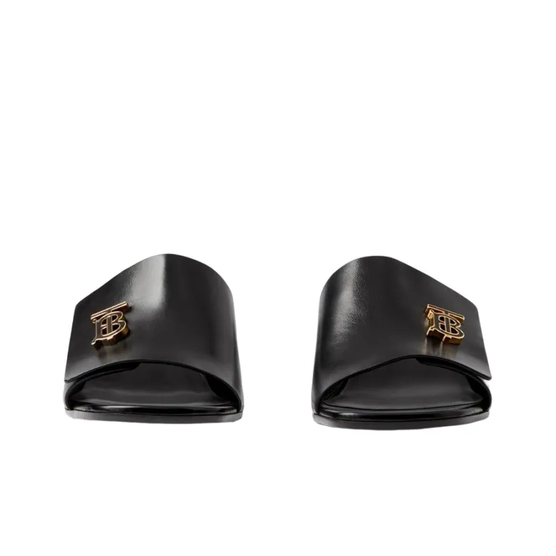 Burberry Monogram Motif Leather Mules-1
