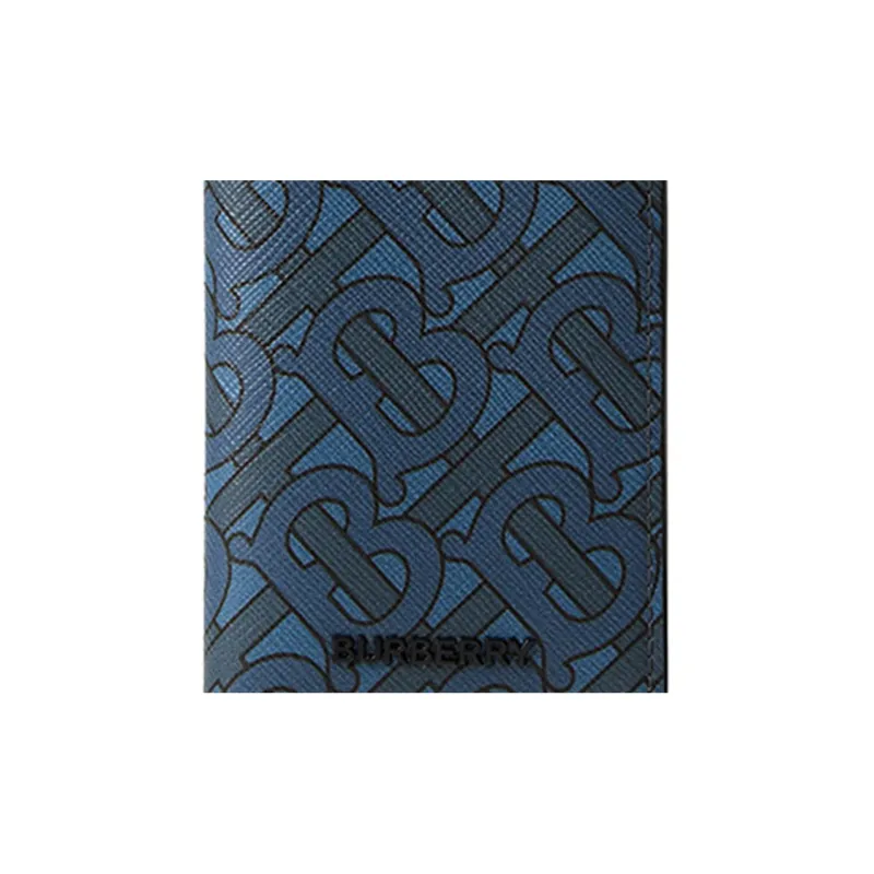Burberry Tb Monogram Bifold Card Holder Navy-3
