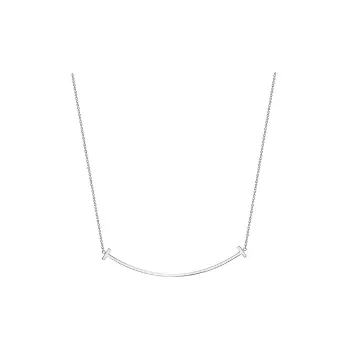 TIFFANY & CO. T 18K White Gold Necklaces Women's