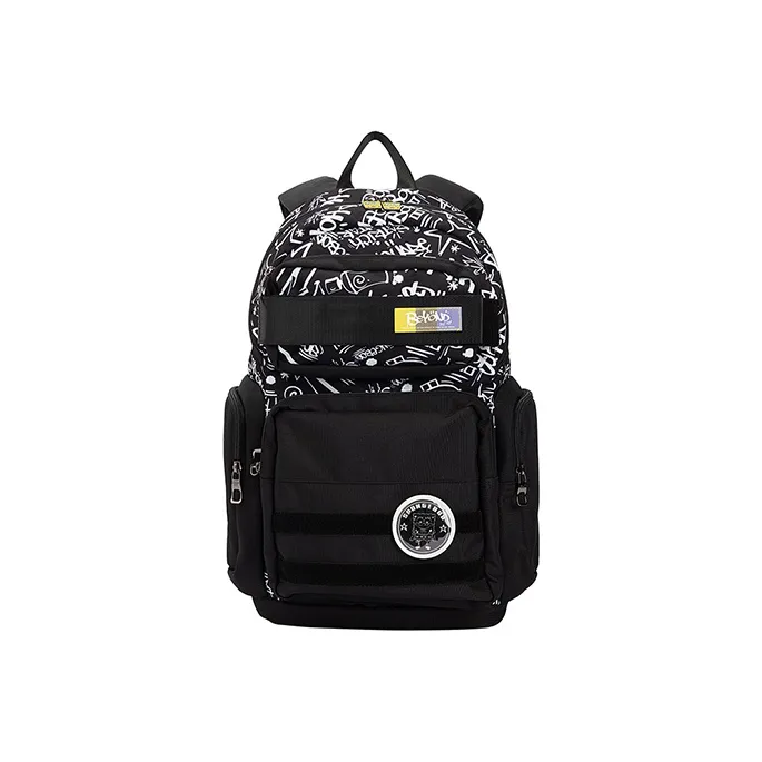 361° SpongeBob Collaboration Fabric Backpack Large Size Unisex Black-0