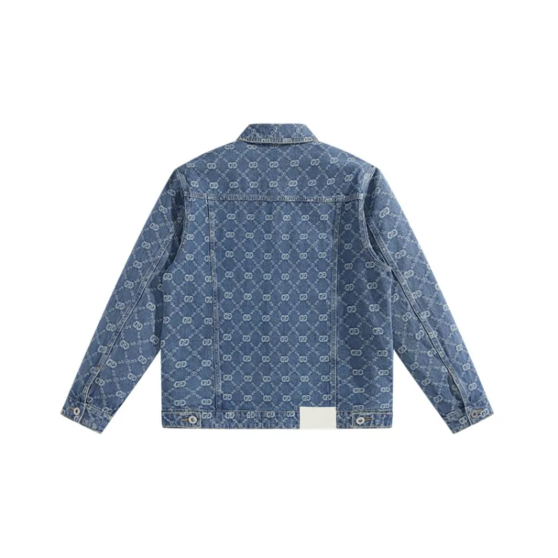 PEACEBIRD MEN Denim Jacket Unisex Blue-1