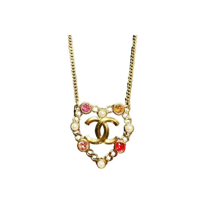 CHANEL Necklaces Women's Gold-0