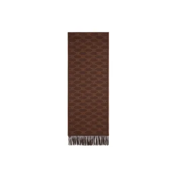 CELINE Scarf In Monogram Cashmere