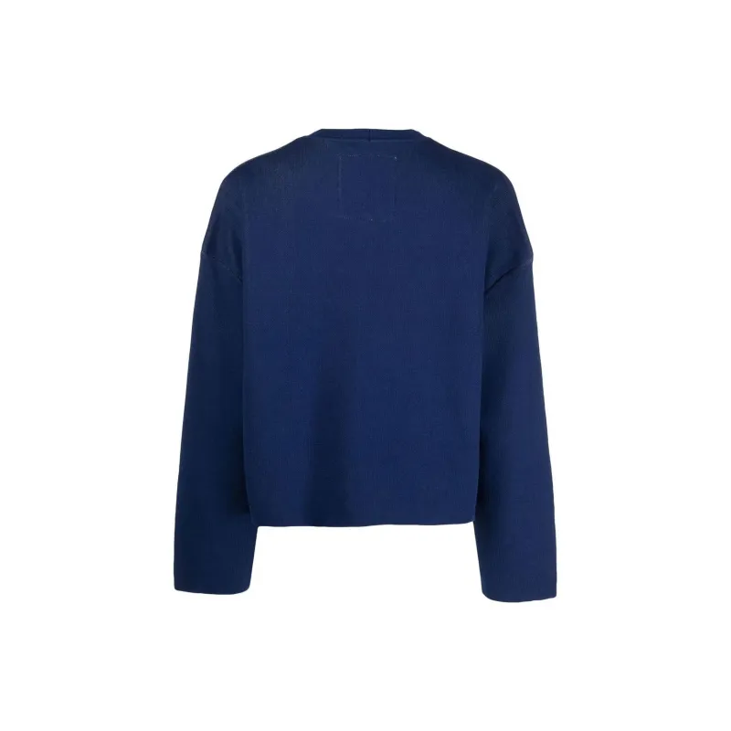 EMPORIO ARMANI SS23 Sweater Women's Royal Blue-1