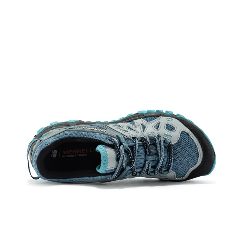 MERRELL Low-Top Outdoor Shoes Women's Light Blue Black-2