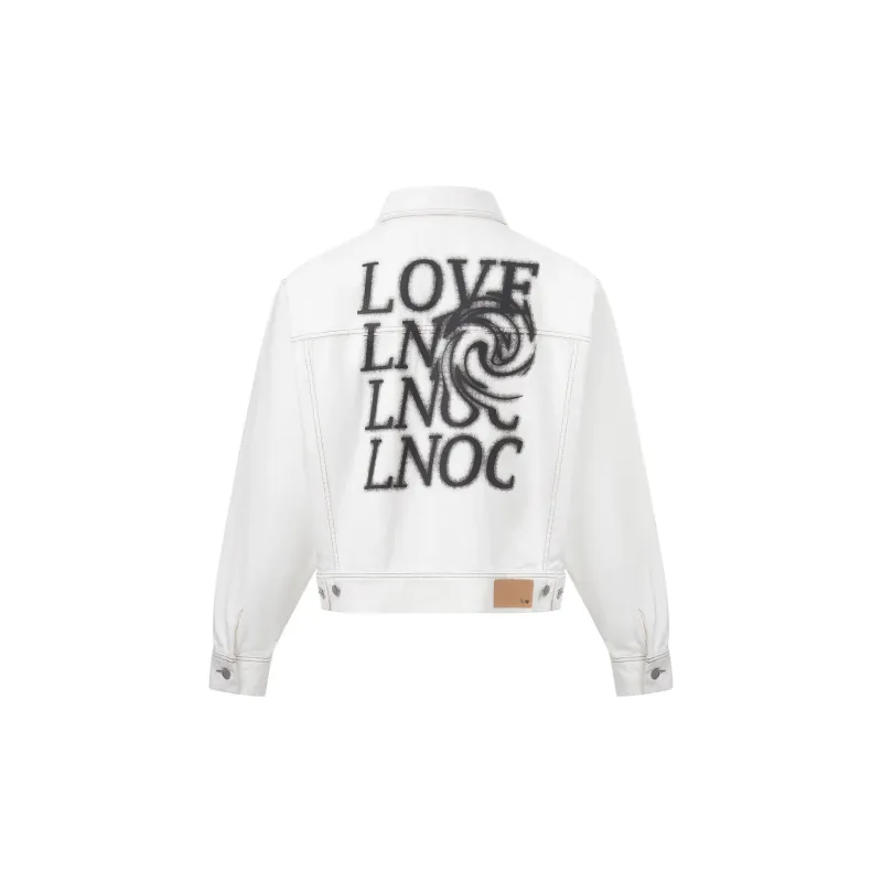 LiNing Denim Jackets Unisex White-1