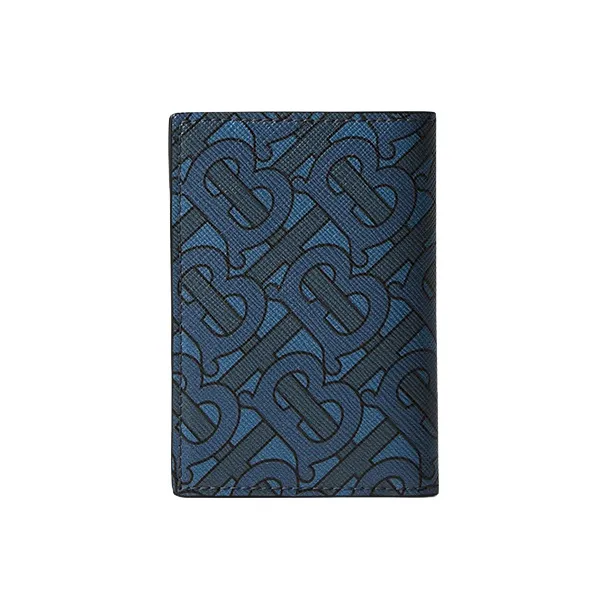 Burberry Tb Monogram Bifold Card Holder Navy-2