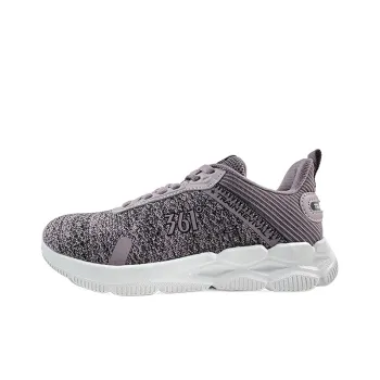361° Lightweight And Wear resistant Low Top Sports Casual Shoes Women's Haze Purple