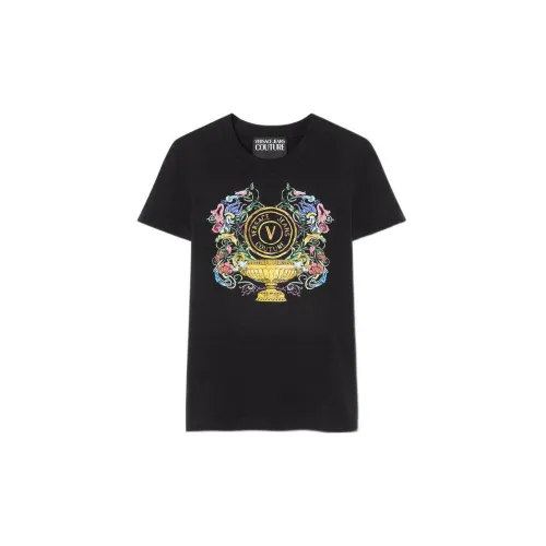 VERSACE JEANS COUTURE T-Shirts Women's Black