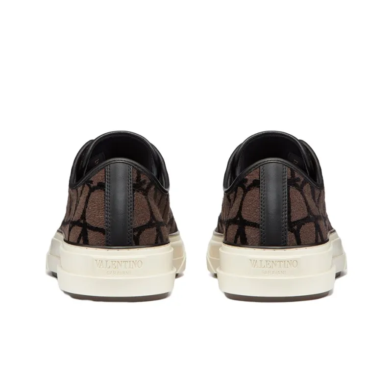 Valentino Toile Iconographe Low Brown-4