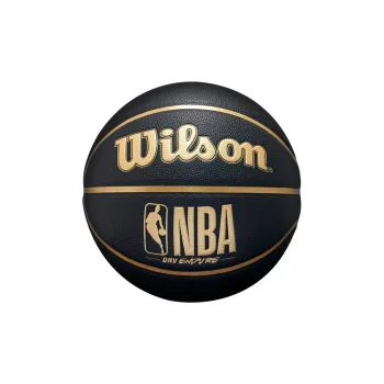 Wilson NBA PU Basketball Black Gold Size 7 Ball Training Unisex