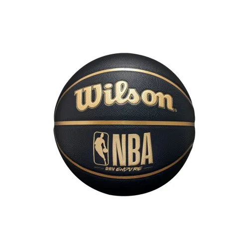 Wilson NBA PU Basketball Black Gold Size 7 Ball Training Unisex