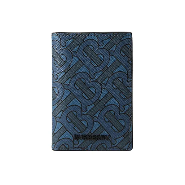 Burberry Tb Monogram Bifold Card Holder Navy-0