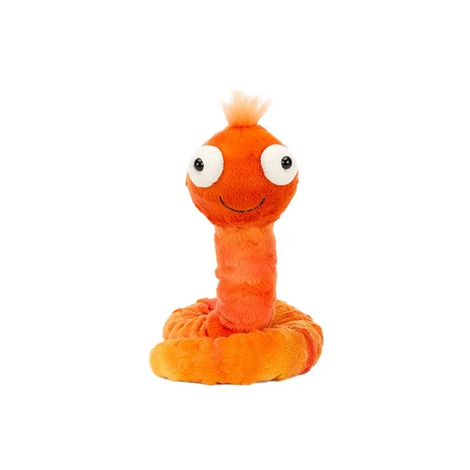 JELLYCAT Winston Worm Plush Toy-0