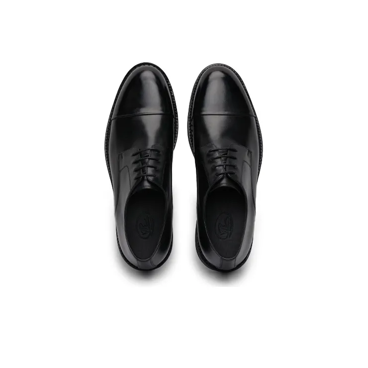 Viplander Dress Shoes Men Low Top Black-2