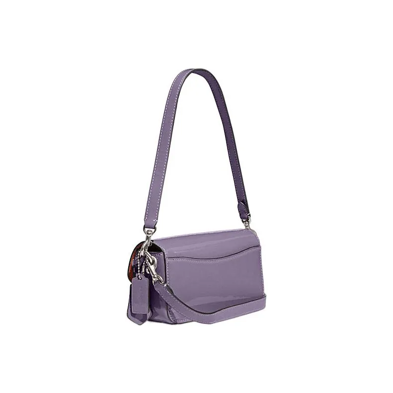 COACH Studio Cow Leather Handbag Shoulder Bag Crossbody Bag Regular Women's Purple-2