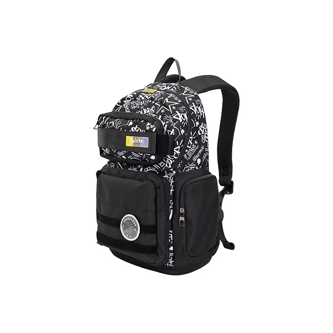 361° SpongeBob Collaboration Fabric Backpack Large Size Unisex Black-1