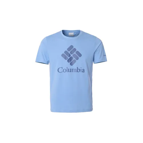 Columbia T-Shirts Men Sky Blue