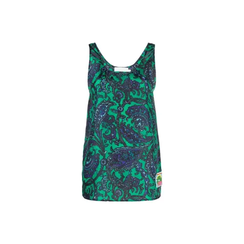 Zimmermann Tank Tops Women's Emerald Green