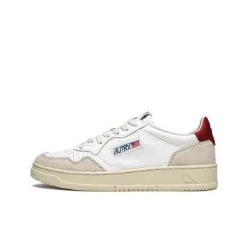 AUTRY Medalist Low 'White Red Suede' Women's