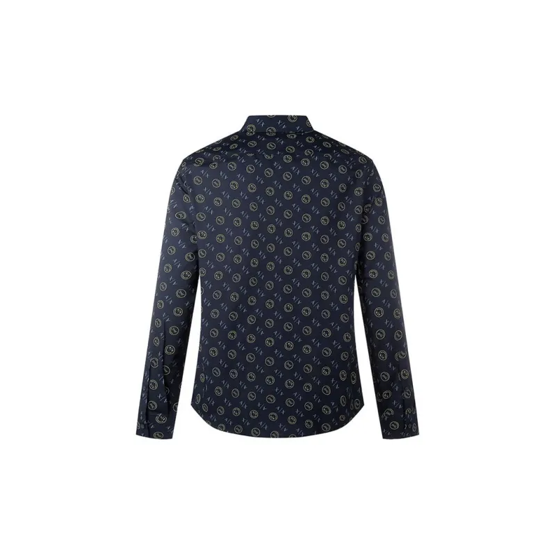 ARMANI EXCHANGE Shirt Men's Marine Blue-1
