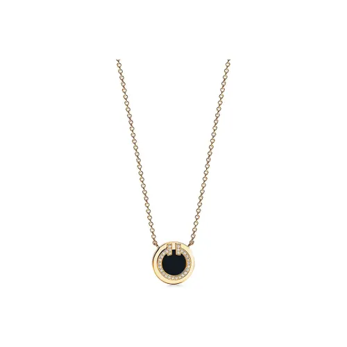 TIFFANY & CO. T Necklaces Women's Gold