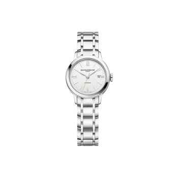 Baume & Mercier Classima Collection Automatic Mechanical Movement Women's Watch Watch 27mm Silver Dial