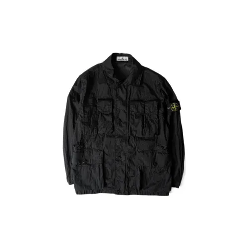 STONE ISLAND SS23 Nylon Meta Jackets Men Black