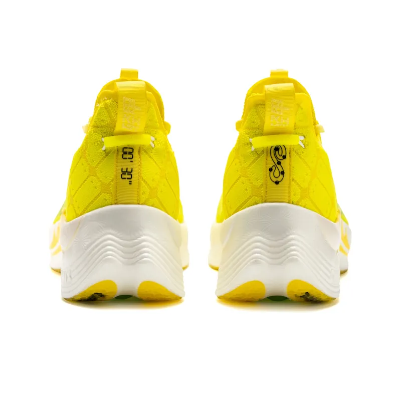 ONEMIX Light Nails Running Shoes Unisex Playful Yellow-4