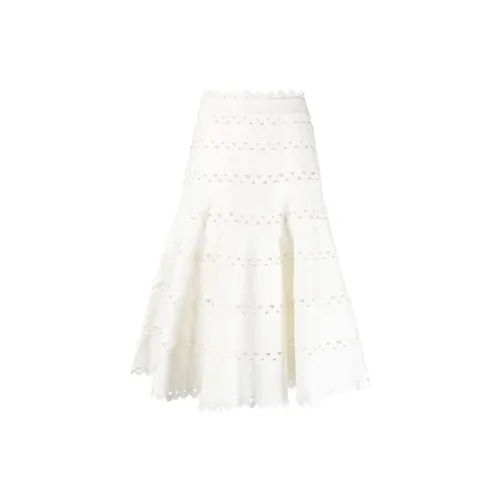 Zimmermann Casual Long Skirts Women's White