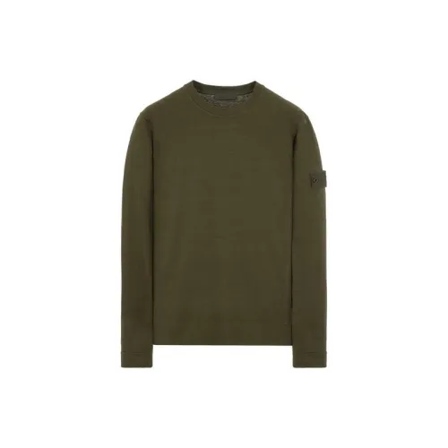 STONE ISLAND SS23 GHOST PIECES Sweatshirts Men Army Green