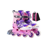 Pink Unlined Shoes+Roller Skate Bags