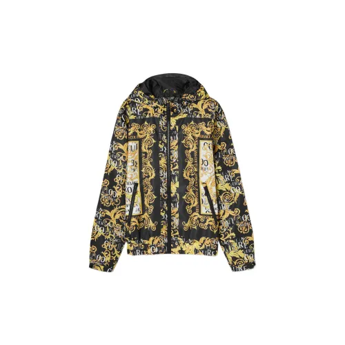 VERSACE JEANS COUTURE Jackets Men Black/Gold