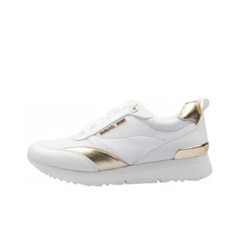 MICHAEL KORS Wear-Resistant Low-Top Sports Casual Shoes Women's White Gold